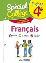 Fiches Français 4e Spécial Collège