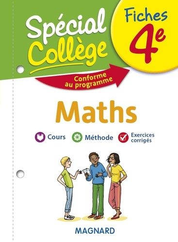 Fiches Maths 4e Spécial Collège