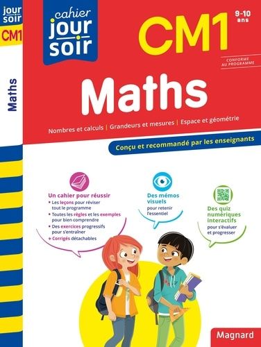 Cahier du jour/Cahier du soir Maths CM1