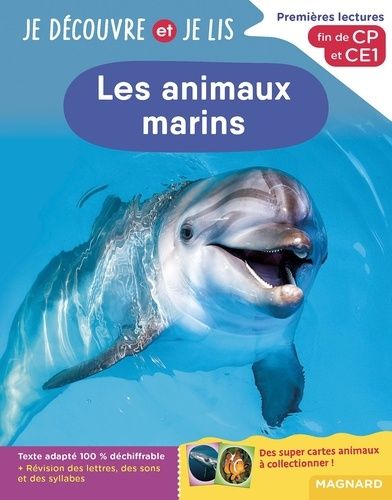 Les animaux marins - Premières lectures, fin de CP et CE1