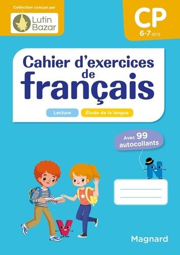 Cahier d'exercices de français CP - Avec 99 autocollants