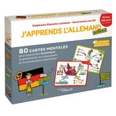 J'apprends l'allemand autrement niveau débutant - 80 cartes mentales pour apprendre facilement la grammaire, la conjugaison et le vocabulaire allemands !