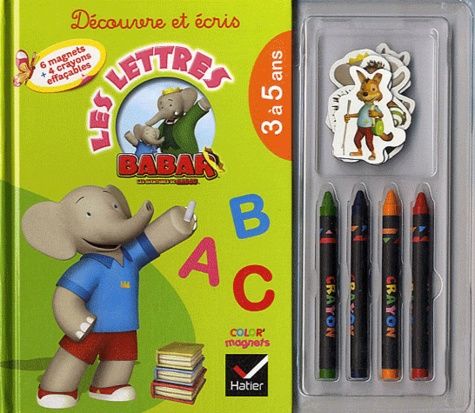 Découvre et écris les lettres avec Babar, Les aventures de Badou 3 à 5 ans Découvre et écris les lettres avec Babar, Les aventures de Badou 3 à 5 ans