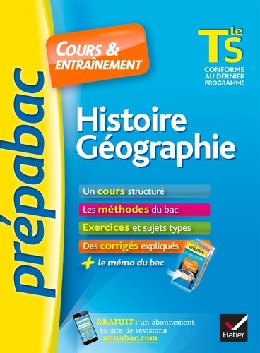 Histoire Géographie Tle S