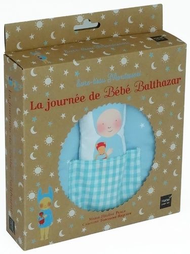 La journée de bébé Balthazar - Livre-tissu Montessori. Marie-Hélène Place -  9782218997150