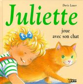 Juliette joue avec son chat