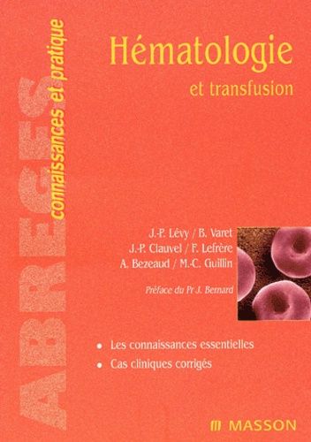 Hématologie et transfusion