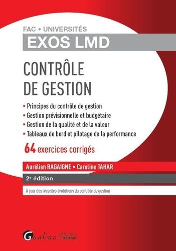 Contrôle de gestion - 64 exercices corrigés