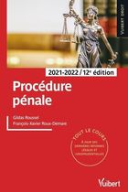 Procédure pénale Procédure pénale