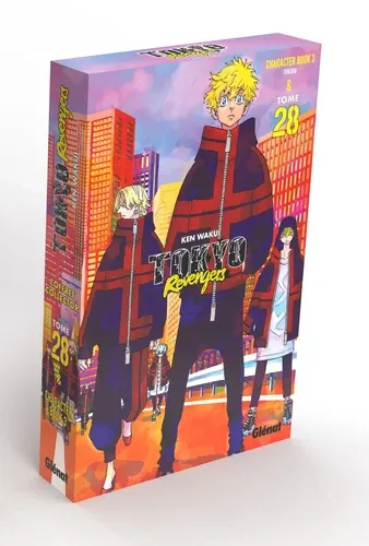Tokyo Revengers Tome 28Inclus le Character Book Tome 3 : Tenjiku, et deux silhouettes - Edition collector Tokyo Revengers Tome 28Inclus le Character Book Tome 3 : Tenjiku, et deux silhouettes - Edition collector