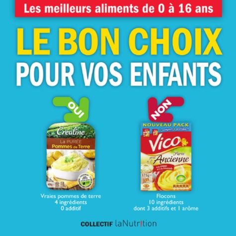 Le bon choix pour vos enfants - Les meilleurs aliments de 0 à 16 ans