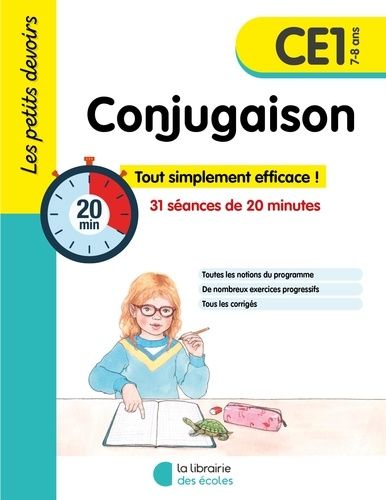 Conjugaison CE1 - Tout simplement efficace ! 31 séances de 20 minutes