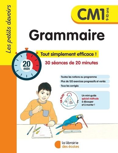 Grammaire CM1 - Tout simplement efficace ! 30 séances de 20 minutes