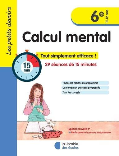 Calcul mental 6e