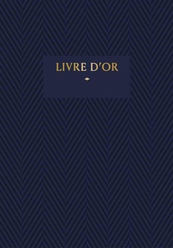 Livre d'or bleu