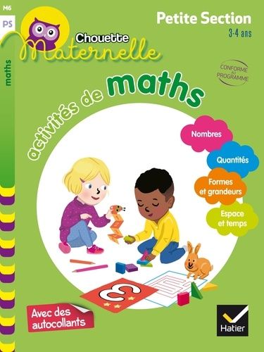 Activités de maths Maternelle Petite Section 3-4 ans