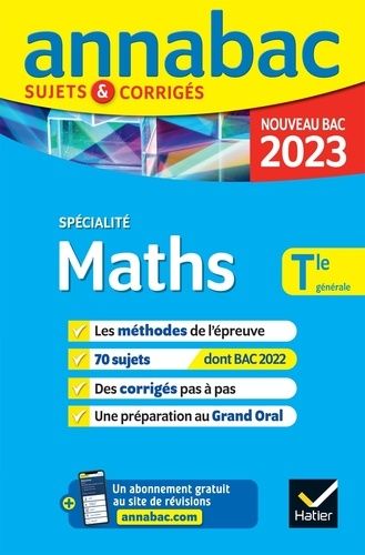 Maths Spécialité Tle générale - Sujets & corrigés