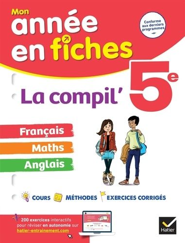 La Compil' 5e - Français, maths, anglais