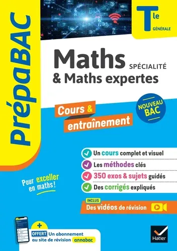 Maths spécialité & Maths expertes Tle générale Edition 2024