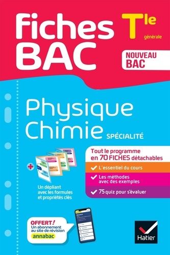 Physique-Chimie spécialité Tle générale