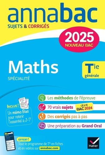 Maths Spécialité Tle générale - Sujets & Corrigés