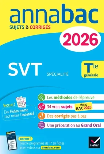 SVT Spécialité Tle générale. Sujets & Corrigés Edition 2026 SVT Spécialité Tle générale. Sujets & Corrigés Edition 2026