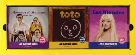 Les blagues culte - Coffret 3 volumes : Monsieur et Madame ont un fils ; Toto ; Les Blondes Les blagues culte - Coffret 3 volumes : Monsieur et Madame ont un fils ; Toto ; Les Blondes