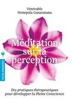 Méditation sur la perception - Dix pratiques thérapeutiques pour développer l'attention