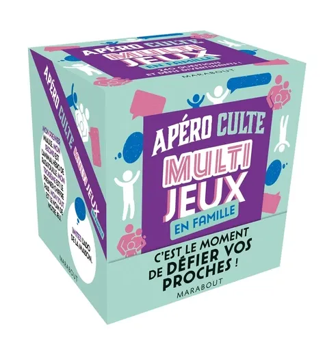 Apéro culte Multijeux en famille. 240 questions et défis divertissants ! Apéro culte Multijeux en famille. 240 questions et défis divertissants !