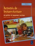 Activités de lecture et d'écriture en petite et moyenne section - Cycle 1