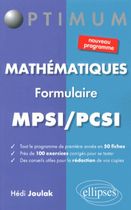 Mathématiques MPSI/PCSI - Formulaire Mathématiques MPSI/PCSI - Formulaire