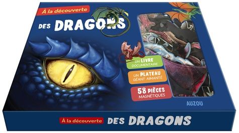 A la découverte des dragons - Un livre documentaire, un plateau géant animé, 58 pièces magnétiques