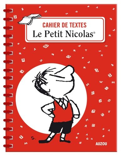 Cahier de textes Le Petit Nicolas - Avec des étiquettes et des autocollants