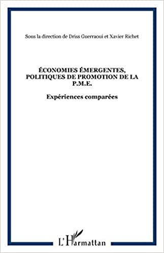ECONOMIE EMERGENTES POLITIQUES DE PROMOTION DE LA P.M