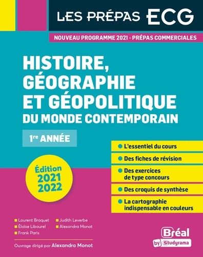 Histoire, géographie et géopolitique du monde contemporain 1re année