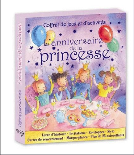 Un Anniversaire de princesse - Coffret de jeux et d'activités