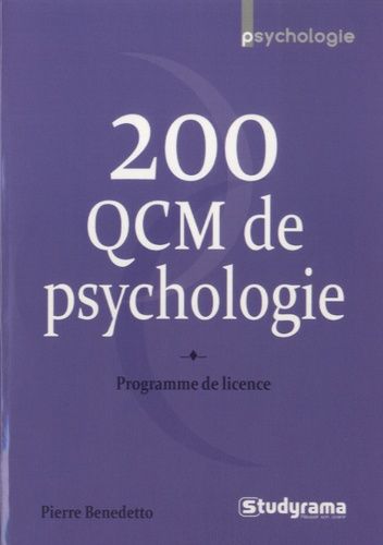 200 QCM de psychologie 200 QCM de psychologie
