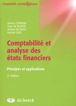 Comptabilité et analyse des états financiers - Principes et applications
