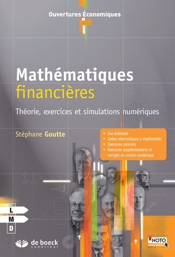 Mathématiques financières - Théorie, exercices et simulations numériques