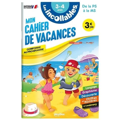 Mon cahier de vacances de la PS à la MS