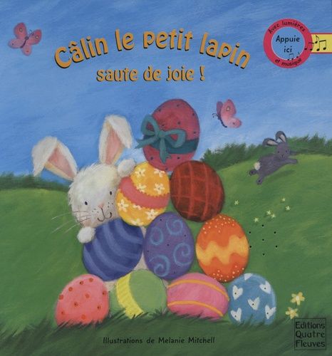 Câlin le petit lapin saute de joie ! - Avec lumières et musique Câlin le petit lapin saute de joie ! - Avec lumières et musique