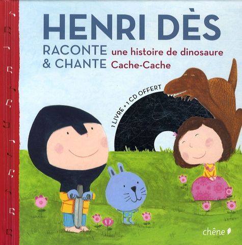 Henri Dès raconte une histoire de dinosaure et chante Cache-Cache