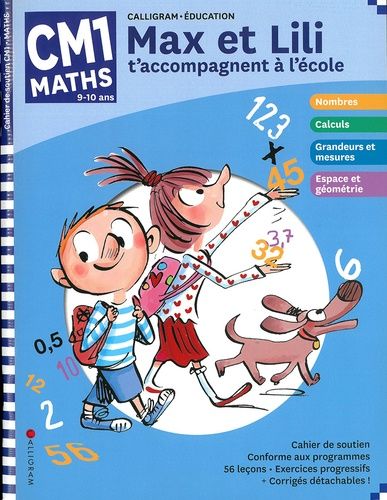 Maths CM1 Max et Lili t'accompagnent à l'école