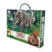 La jungle, une biodiversité extraordinaire - L'éléphant, maquette 3D