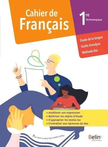 Français 1re Technologique. Cahier de l'élève Edition 2020 Français 1re Technologique. Cahier de l'élève Edition 2020
